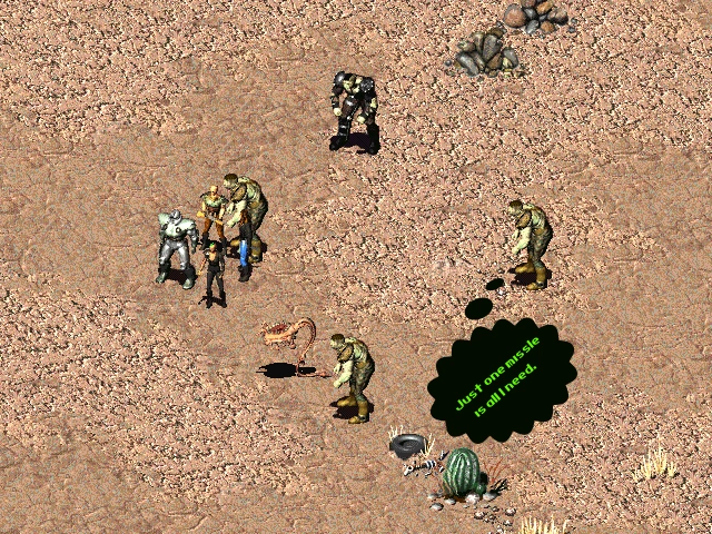 fallout 1 - super mutants encounter