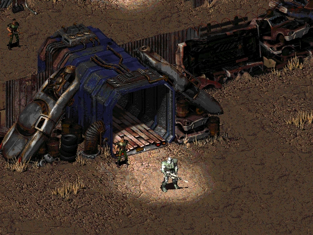 fallout 1 - junk town entrance