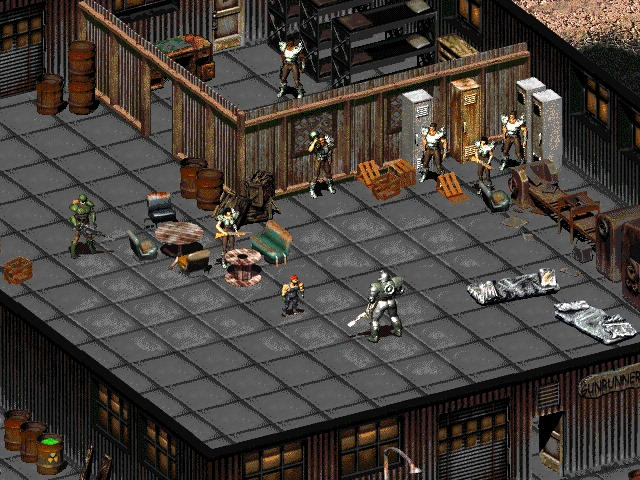 fallout 1 - gun runners warehouse